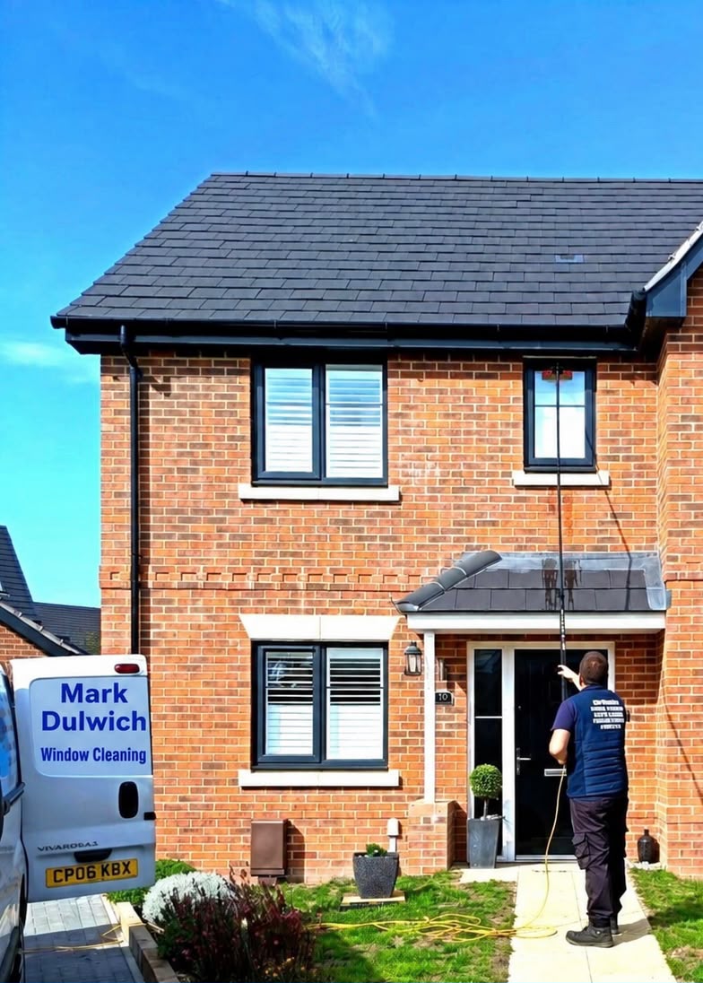 Superhero window cleaning & gutter cleaning and pressure washing work photo 5